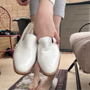 Jeffrey Campbell White Mules